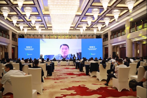 刘双江线上作主题报告