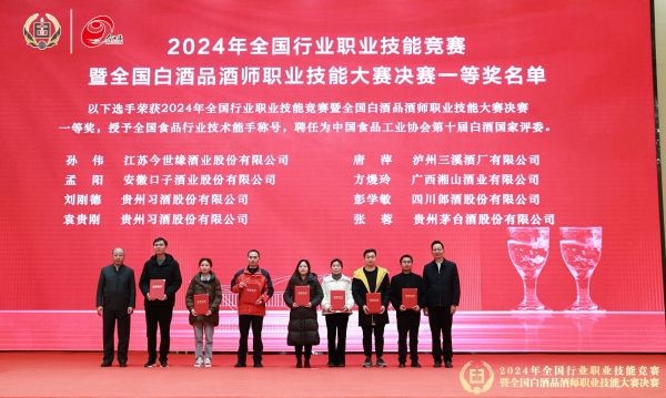 喜报！茅台在2024年全国行业职业技能竞赛暨全国白酒品酒师职业技能大赛中斩获佳绩